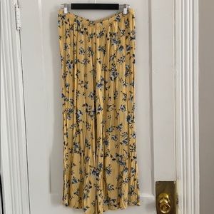 amuse society wide leg floral pants